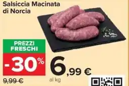 Carrefour Iper Salsiccia Macinata di Norcia offerta