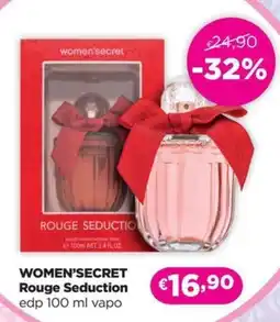 La Saponeria WOMEN'SECRET Rouge Seduction edp vapo offerta