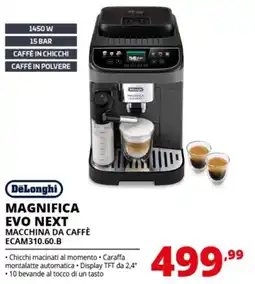 Comet DeLonghi MAGNIFICA EVO NEXT MACCHINA DA CAFFÈ ECAM310.60.B offerta