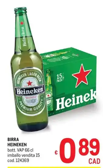 Metro Birra HEINEKEN offerta