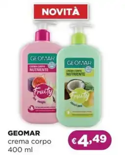 La Saponeria GEOMAR crema corpo offerta