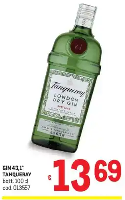 Metro Gin 43,1° TANQUERAY offerta