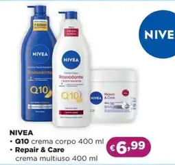La Saponeria NIVEA Q10 crema corpo offerta
