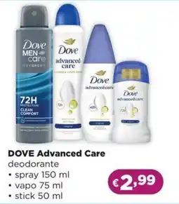 La Saponeria DOVE Advanced Care deodorante offerta