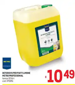 Metro Detersivo per piatti limone METRO PROFESSIONAL offerta
