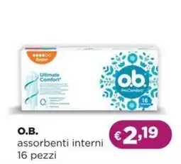 La Saponeria O.B. assorbenti interni offerta