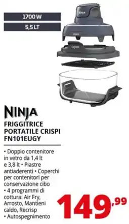 Comet NINJA FRIGGITRICE PORTATILE CRISPI FN101EUGY offerta
