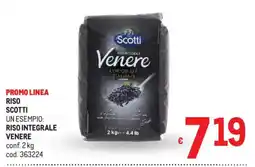 Metro RISO scotti, riso integrale venere offerta