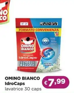 La Saponeria OMINO BIANCO IdroCaps lavatrice 30 caps offerta