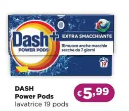 La Saponeria DASH Power Pods lavatrice 19 pods offerta