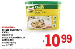 Metro Fondi e brodi chef's knorr, brodo ai funghi porcini granulare offerta