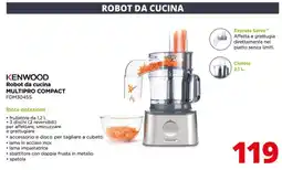Comet KENWOOD Robot da cucina MULTIPRO COMPACT FDM304SS offerta