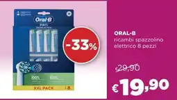 La Saponeria ORAL-B ricambi spazzolino elettrico 8 pezzi offerta