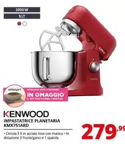 Comet KENWOOD IMPASTATRICE PLANETARIA KMX751ARD offerta