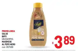 Metro Salse biffi, maionese al pepe nero offerta