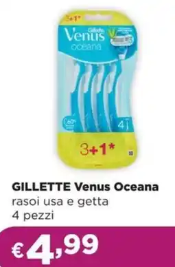 La Saponeria GILLETTE Venus Oceana rasoi usa e getta offerta