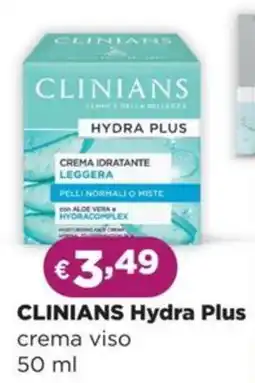 La Saponeria CLINIANS Hydra Plus crema viso offerta