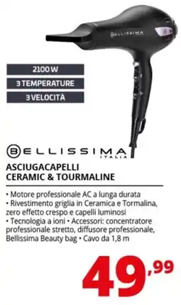 Comet Bellissima asciugacapelli ceramic & tourmaline offerta