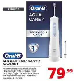 Comet ORAL IDROPULSORE PORTATILE AQUACARE 4 offerta