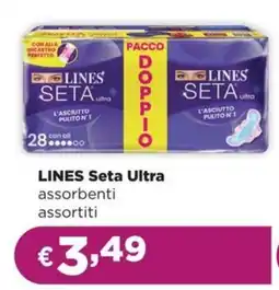 La Saponeria LINES Seta Ultra assorbenti offerta