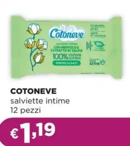 La Saponeria COTONEVE salviette intime offerta