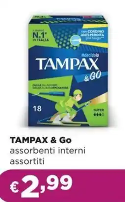 La Saponeria TAMPAX & Go assorbenti interni offerta