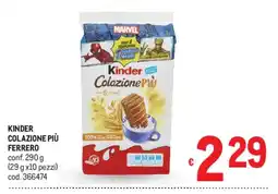 Metro Kinder colazione più ferrero offerta
