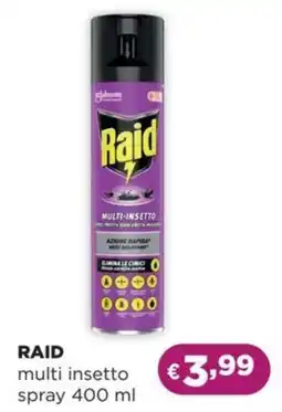 La Saponeria RAID multi insetto spray offerta