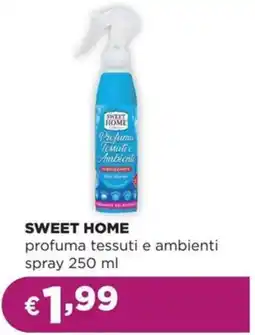 La Saponeria SWEET HOME profuma tessuti e ambienti spray offerta