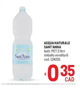 Metro Acqua naturale SANT'ANNA offerta