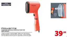 Comet Rowenta STIRATORE VERTICALE PORTATILE PURE POP (MOD.DR2022) offerta