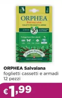 La Saponeria ORPHEA Salvalana foglietti cassetti e armadi 12 pezzi offerta