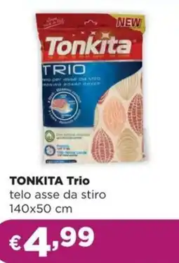 La Saponeria TONKITA Trio telo asse da stiro 140x50 cm offerta