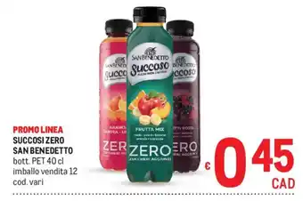 Metro Succosi zero SAN BENEDETTO offerta