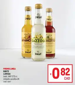 Metro Bibite LURISIA offerta