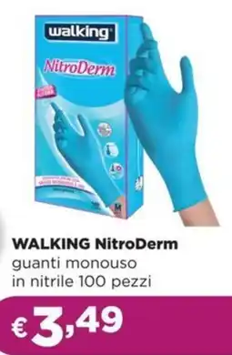 La Saponeria WALKING NitroDerm guanti monouso in nitrile 100 pezzi offerta