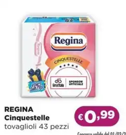 La Saponeria REGINA Cinquestelle tovaglioli offerta
