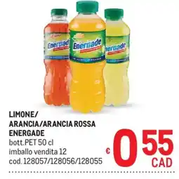 Metro Limone/ arancia/arancia rossa ENERGADE offerta