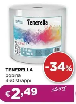 La Saponeria TENERELLA bobina 430 strappi offerta