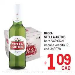 Metro Birra STELLA ARTOIS offerta