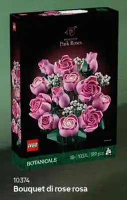 Comet Lego bouquet di rose rosa offerta