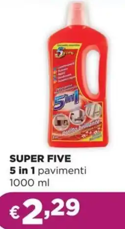 La Saponeria SUPER FIVE 5 in 1 pavimenti offerta