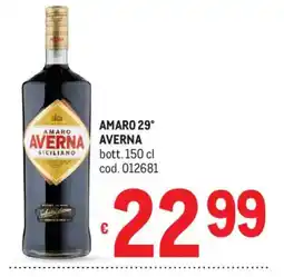 Metro Amaro 29° AVERNA offerta