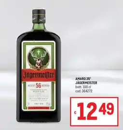 Metro Amaro 35° JÄGERMEISTER offerta