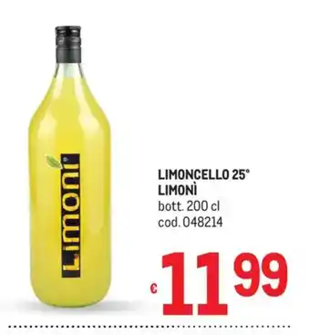 Metro Limoncello 25° LIMONÌ offerta