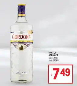 Metro Gin 37,5° GORDON'S offerta