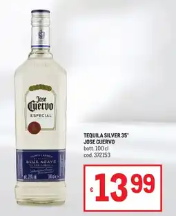 Metro Tequila silver 35° JOSE CUERVO offerta