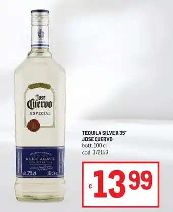 Metro Tequila silver 35° JOSE CUERVO offerta