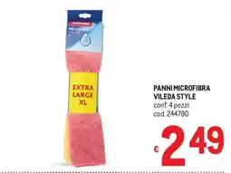 Metro Panni microfibra vileda style offerta