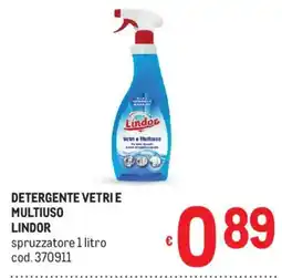 Metro Detergente vetrie multiuso LINDOR offerta